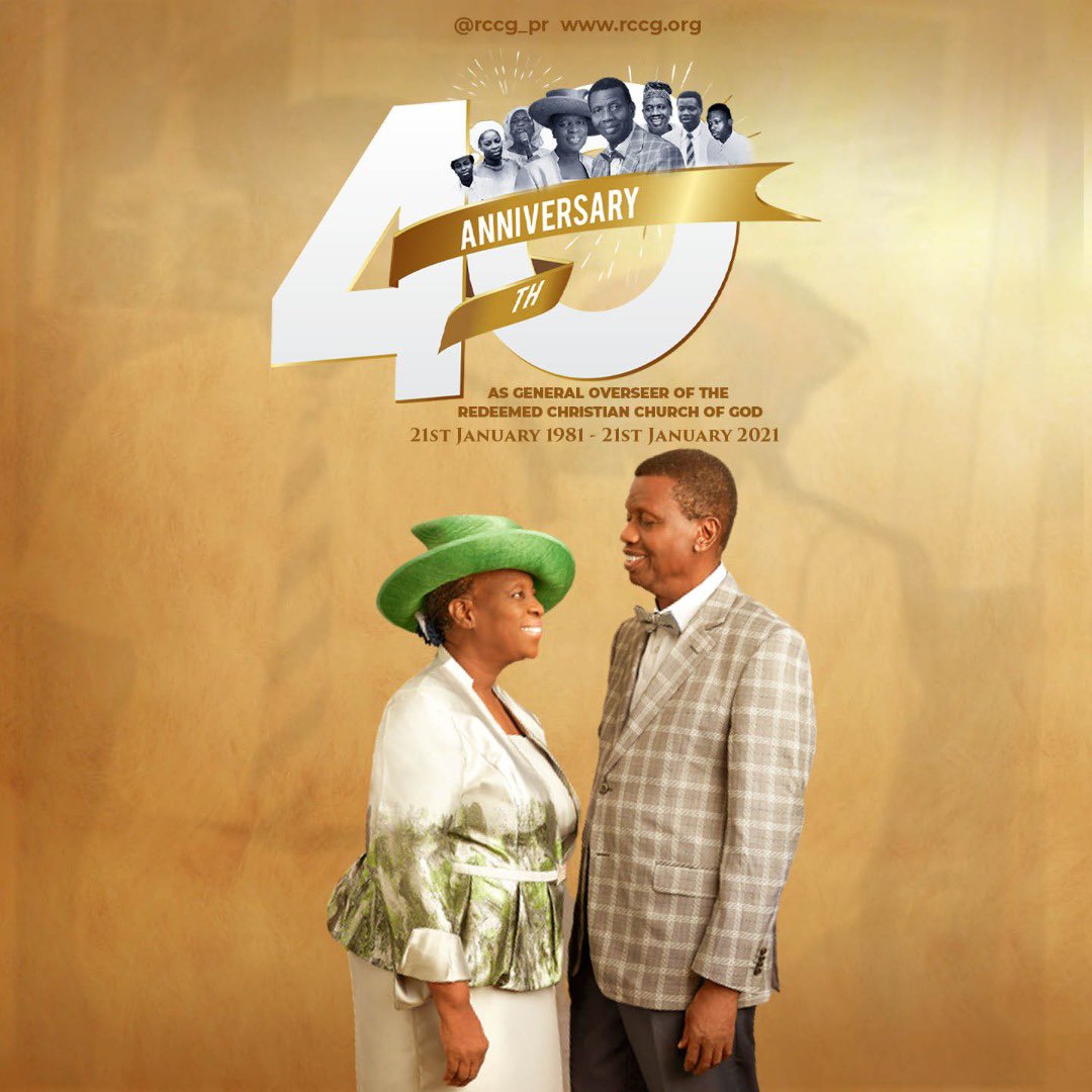 PastorEAAdeboye's tweet image. #40YearsOfMercy