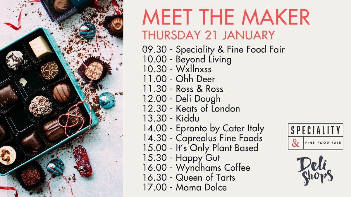 It’s already day three of Meet the Maker with <a href="/DeliShopsUK/">Delishops</a> &amp; we're kickstarting today with a session from our Event Manager, Philippa Christer. Join us at 9.30am!

Here’s a quick overview of today's fantastic line-up 👇

Sign up here >> hubs.li/H0zBcfp0