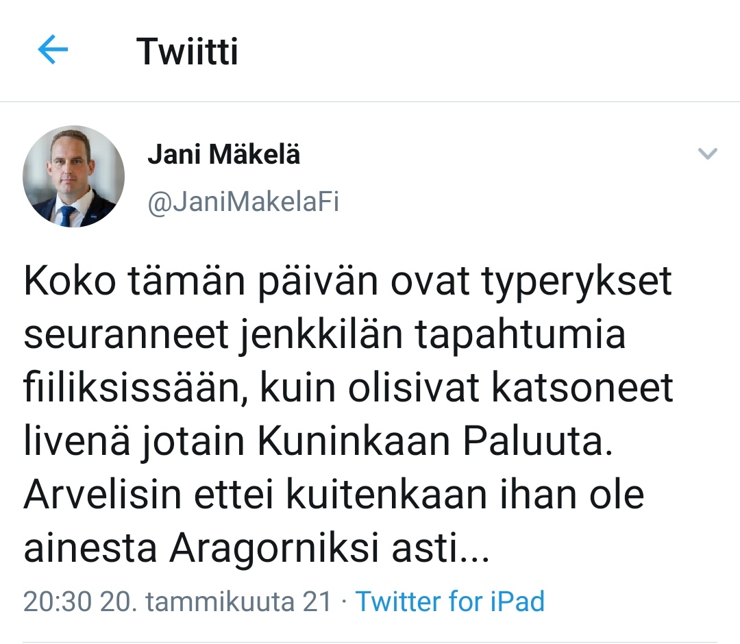 Linda Ruutu tweet media