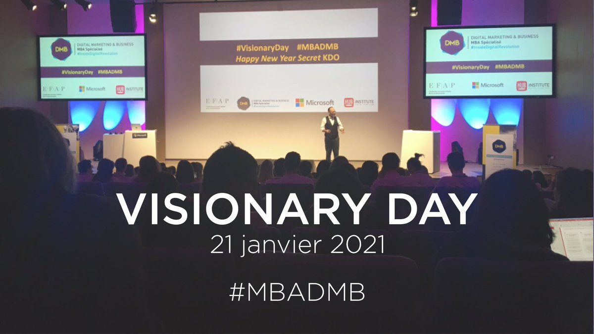 Attends-nous à l’inattendu...
VisionaryDay, c’est parti!
<a href="/edgarmorinparis/">Edgar Morin</a> #VisionaryDay #MBADMB