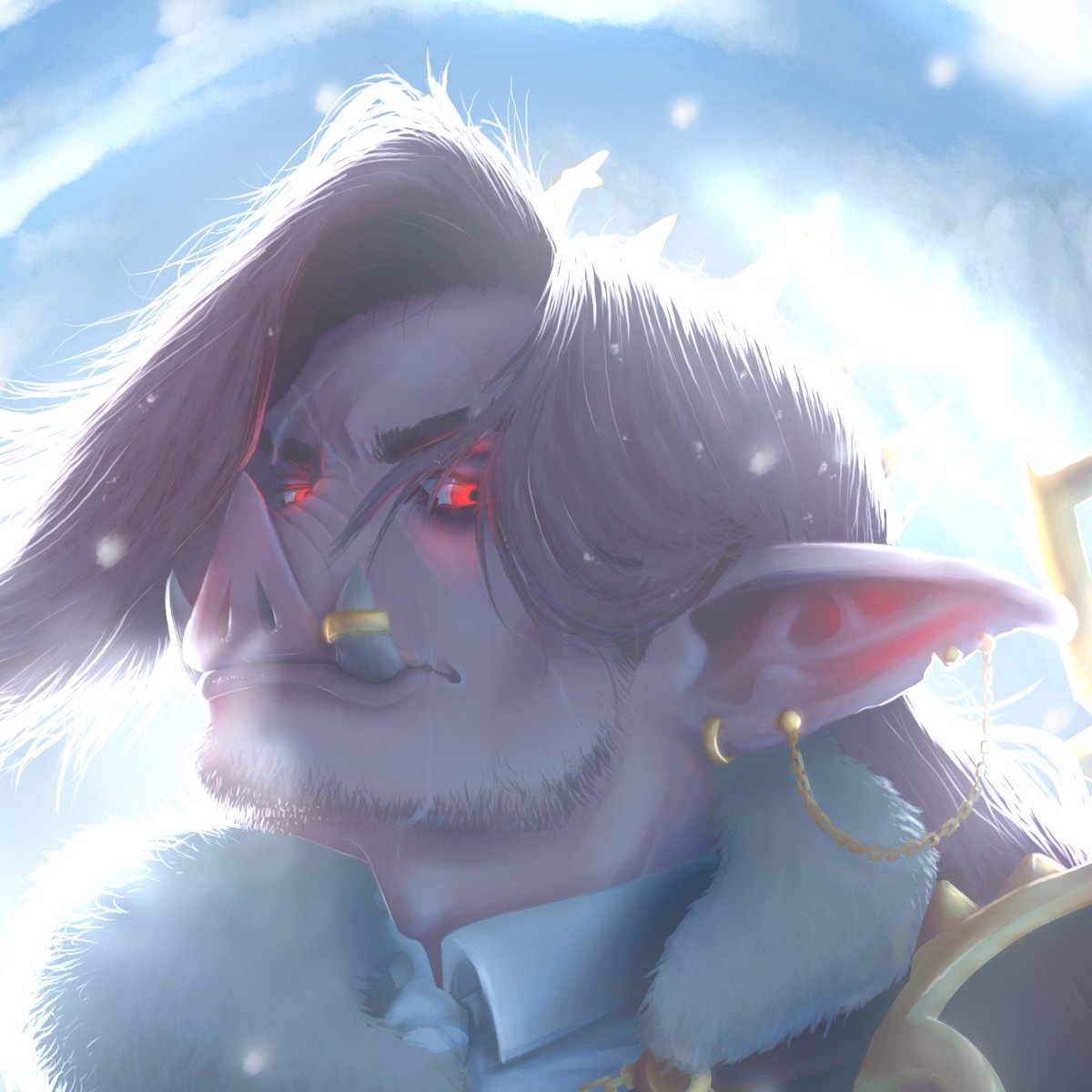 _xethra's tweet photo. [Why are you here?]

Don't get lost in the tundra unless you don't mind being found by the local pig anarchist. 👀

Haven't digitally painted since June 2018 but I rlly wanna do more! 👁️👁️✨

#technofanart #technoblade #dreamsmp #mcyt #mcytfanart @Technothepig @TechnobladeArt https://t.co/qNSBu6jm8p