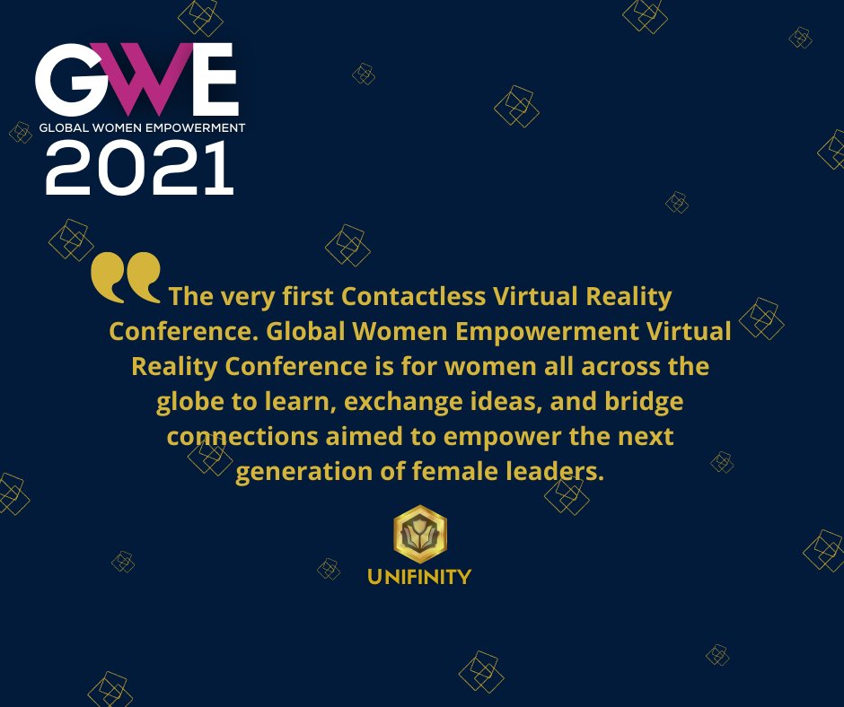unifinity_tech's tweet photo. Experience the first ever contactless interaction and networking between speakers and participants across the world. 

To get your ticket, visit https://t.co/JxnfKW7wrU today!

#Unifinity #GWE2021 #Webinar #Conference #VirtualReality #VirtualConference https://t.co/V4uuyHvPuB