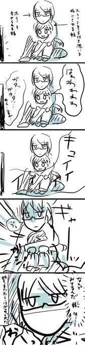 #コルクラボマンガ専科  
#かきもちの1日1枚 No.253-2
怖いもの見たさ 