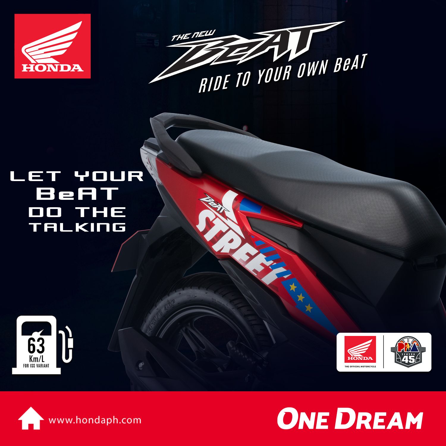 Honda Philippines Now With New And More Stylish Graphic Decals The New Beat Creates A Statement Whenever You Look At It Get Yours Today At The Honda Dealer Near You