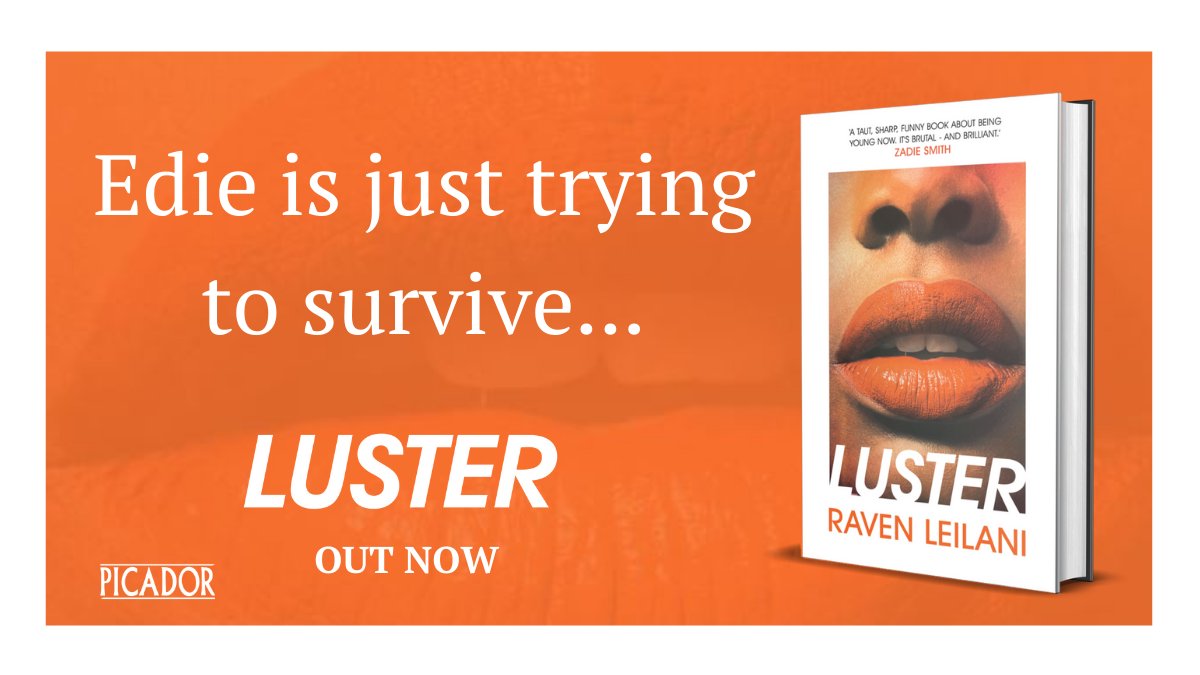 picadorbooks's tweet photo. Happy publication day to @RavenLeilani 🎉 

🔥 ‘Remarkable, the most delicious novel I’ve read.’ @CandiceC_W
🔥 'I was blown away by this debut novel... It is exquisite.' @dollyalderton
🔥 'Luminous, glorious.' @djdaisyjohnson 

LUSTER is out now 🖤 https://t.co/yx1yD354Sz https://t.co/tC08j2pKDq