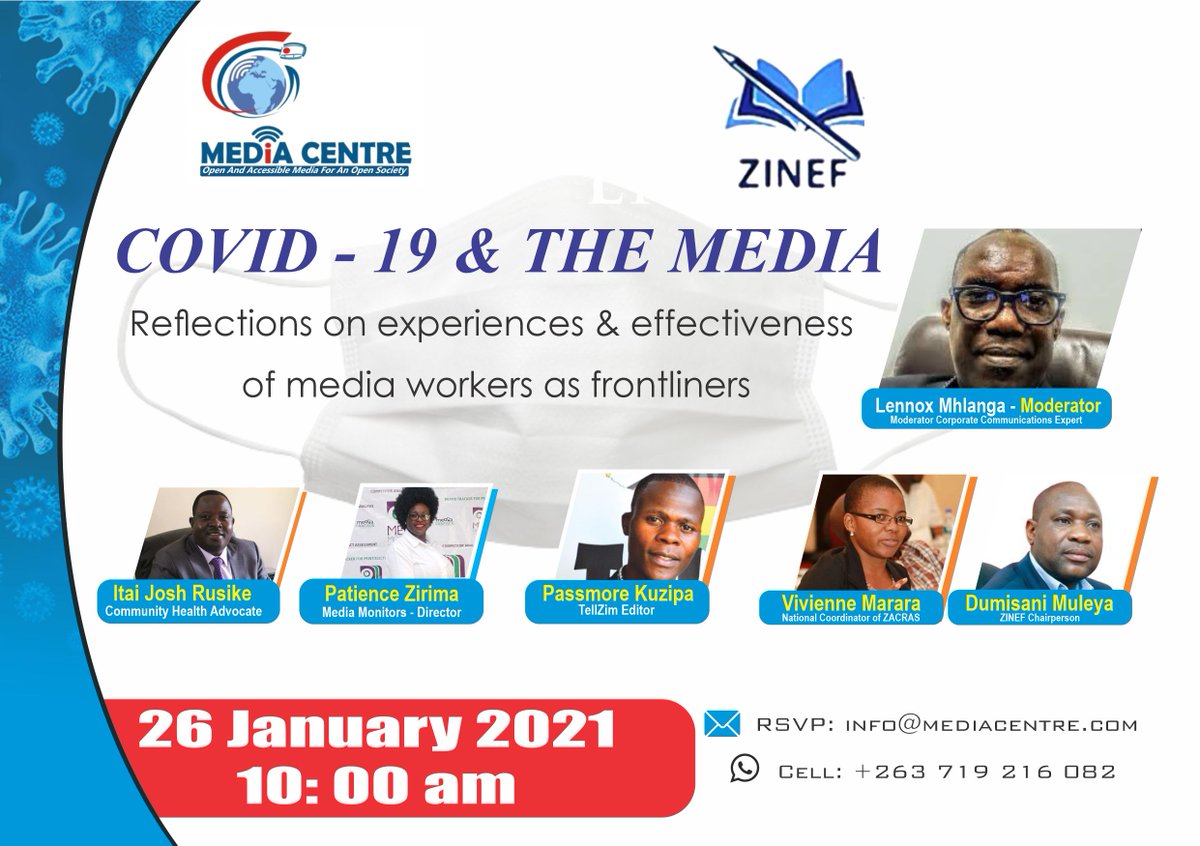 sentinelzim's tweet photo. COVID 19 &amp; THE MEDIA - Virtual Meeting. @mudzengie @ZinefZimbabwe1 @TellZimbabwe  @ZacrasOnline @DumisaniMuleya @tinosamk @lenoxmhlanga @kkkudzai @MoHCCZim  @chipwhitey @fojo_int @fojo_se @usembassyharare @UKinZimbabwe  @jsnetzim @yojaZW  @monitorszim @MAZ_Zim @InfoMinZW @WHO https://t.co/TTPGUL1dxg