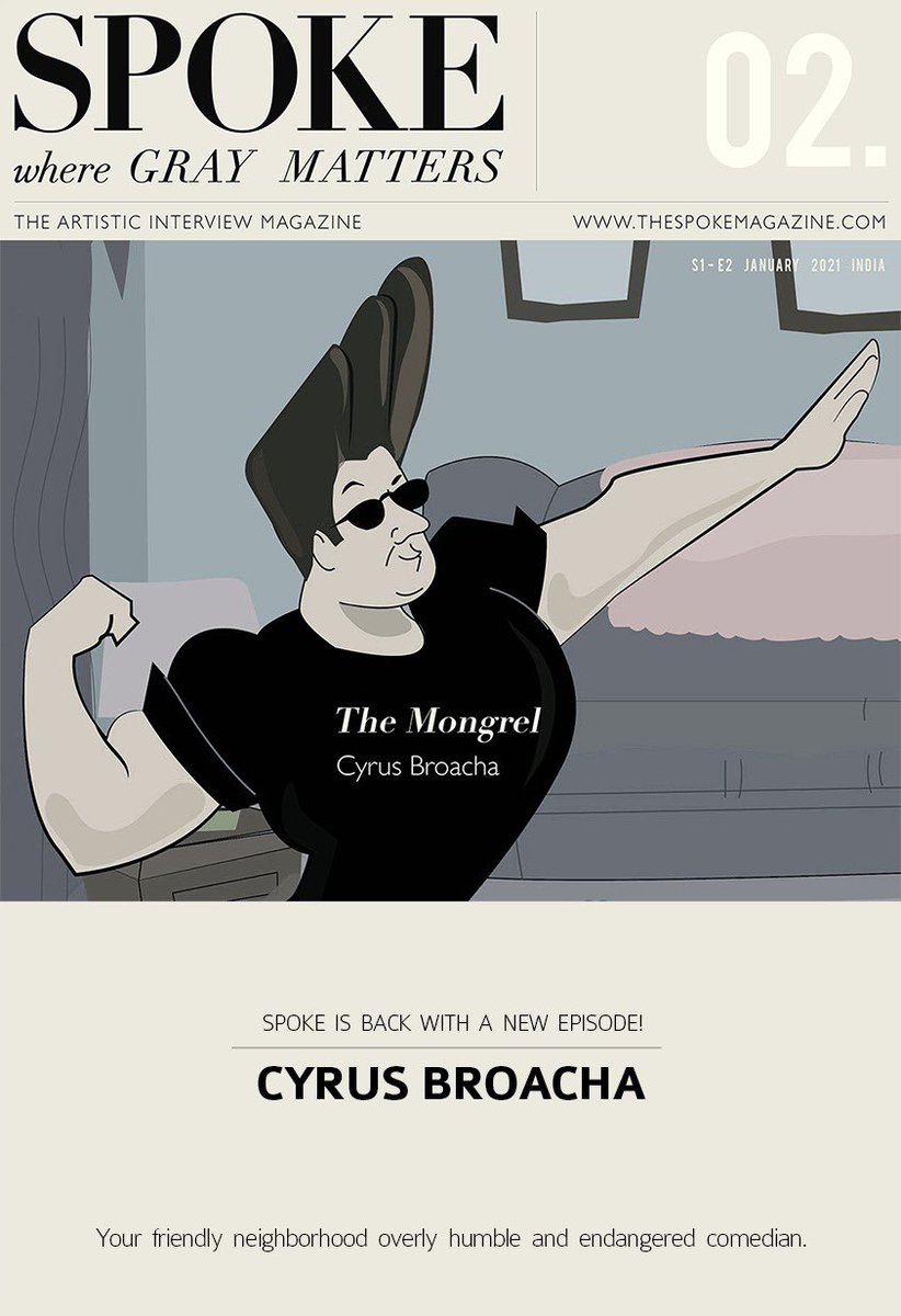 Catch the hilarious @Broacha_Cyrus on @ThSpokeMagazine 

#cyrusBroacha #podcasts @spotifyindia #Parsi #genetics #comedy #India #IndianComics

open.spotify.com/episode/3ngiKc…