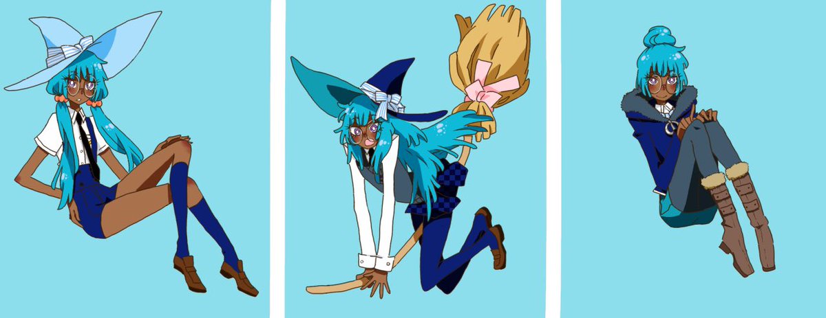 sereneworld12's tweet photo. #witch #witchsona #ocs #hedyandblau #art #ArtistOnTwitter #characterdesign https://t.co/etc4Phfh98