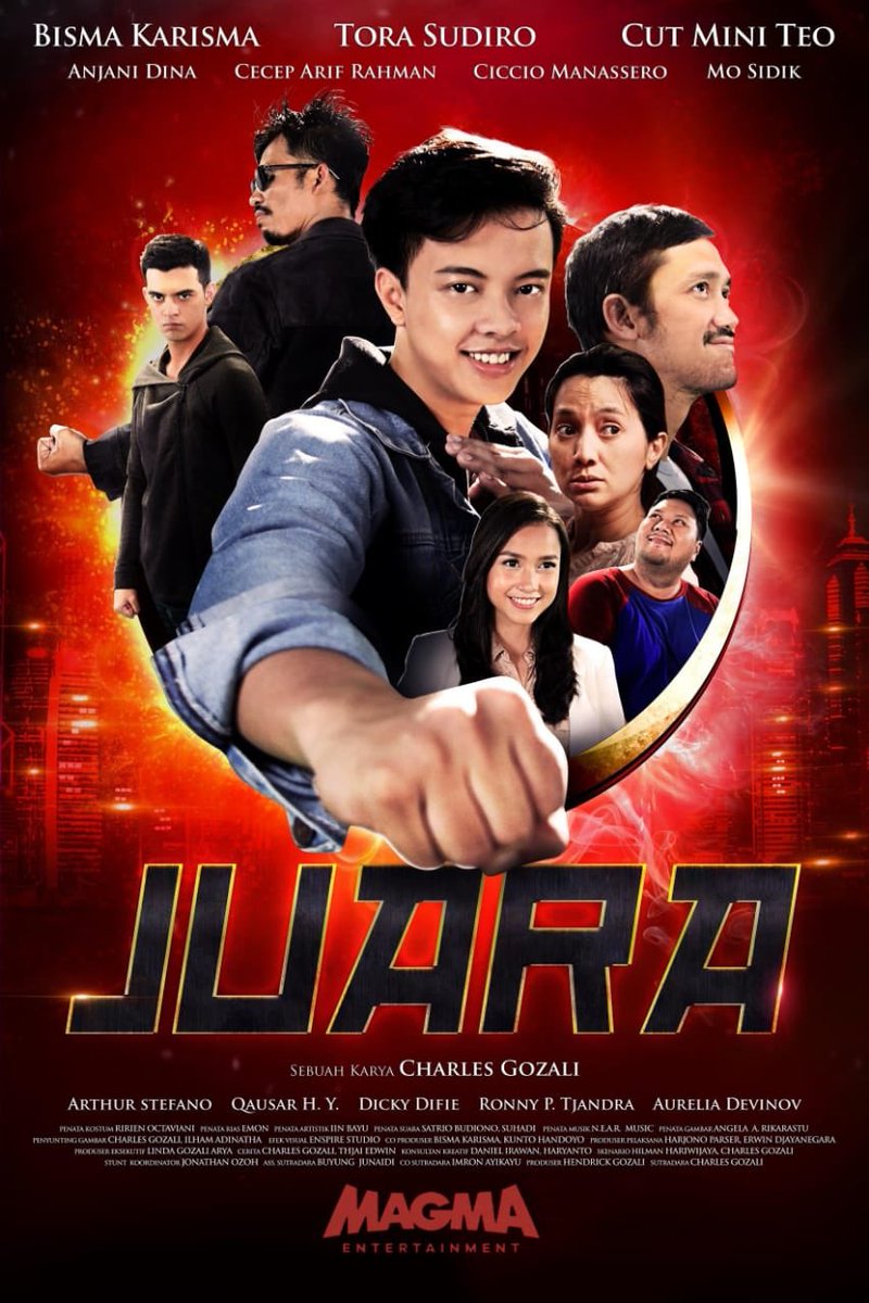 Watch Party JUARA the movie Sabtu 23 Januari 2021 jam 14.00. Nobar dari rumah masing-masing lewat Netflix @netflixid. @ceceparifrahman bersama <a href="/CharlesGozali/">Charles Gozali</a> dan [cast yg ikutan] akan ada di akun twitter @magmaent untuk jawab komen-komen kalian

#JuaradiNetflix
