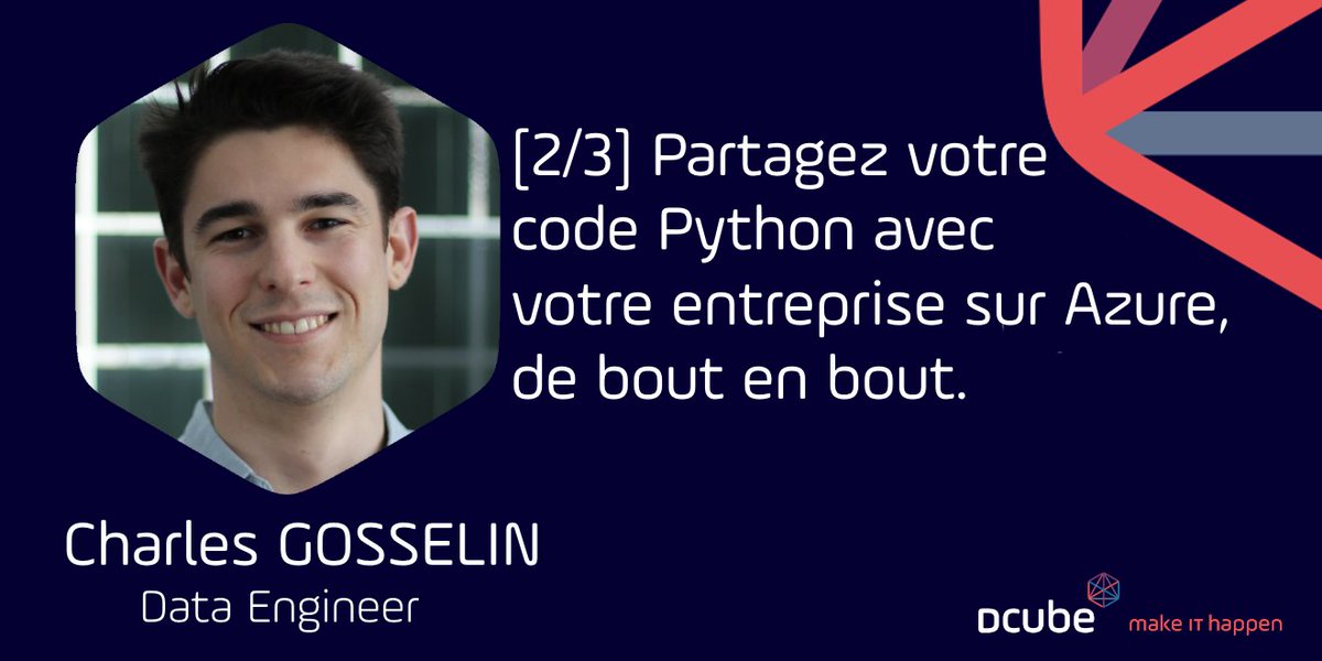 DCubeParis's tweet photo. Ton collègue a packagé THE script Python pour la boite et toi, tu veux juste pouvoir t'en servir dans ton code, sans complication ? C'est ici que ça se passe. [2/3]
#DCubeEtDesTalents #Intégration #Local #AzureFunction #Python

👉 https://t.co/bVfXCRdZFq https://t.co/1qqHXDLErt