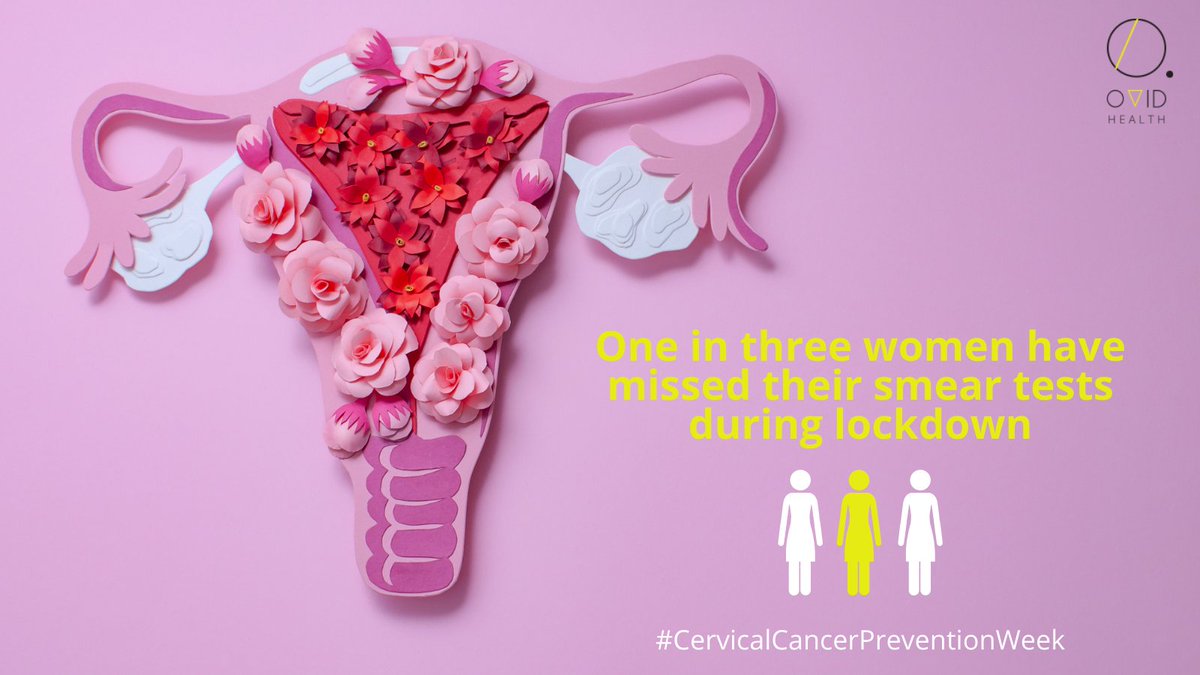 OVIDHealth's tweet photo. Through our work with the amazing team at @eveappeal, we know the devastating realities of #GynaeCancers. This #CervicalCancerPreventionWeek we want to encourage everyone to attend their screening when invited, and get any symptoms checked out. #CervicalScreening #reinventhealth https://t.co/3doAYYGoCM