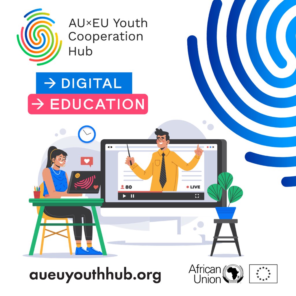 AUEUYouthHub's tweet photo. By providing the digital platform that will deliver #online #courses to equip students with 21st century skills, the #Digital cluster supports the #Education Cluster. https://t.co/FF5MvpUxPk