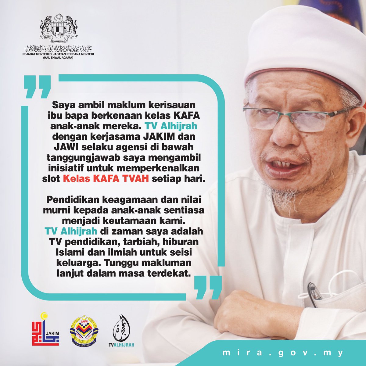drzul_albakri's tweet image. Demi pendidikan KAFA anak-anak generasi masa depan kita, kami mulakan insiatif TV Pendidikan di @TVAlhijrah . Dari Perlis sampai ke Sabah, jom tonton TV Alhijrah!

Abang, kakak boleh maklum kepada adik-adik di rumah 😊