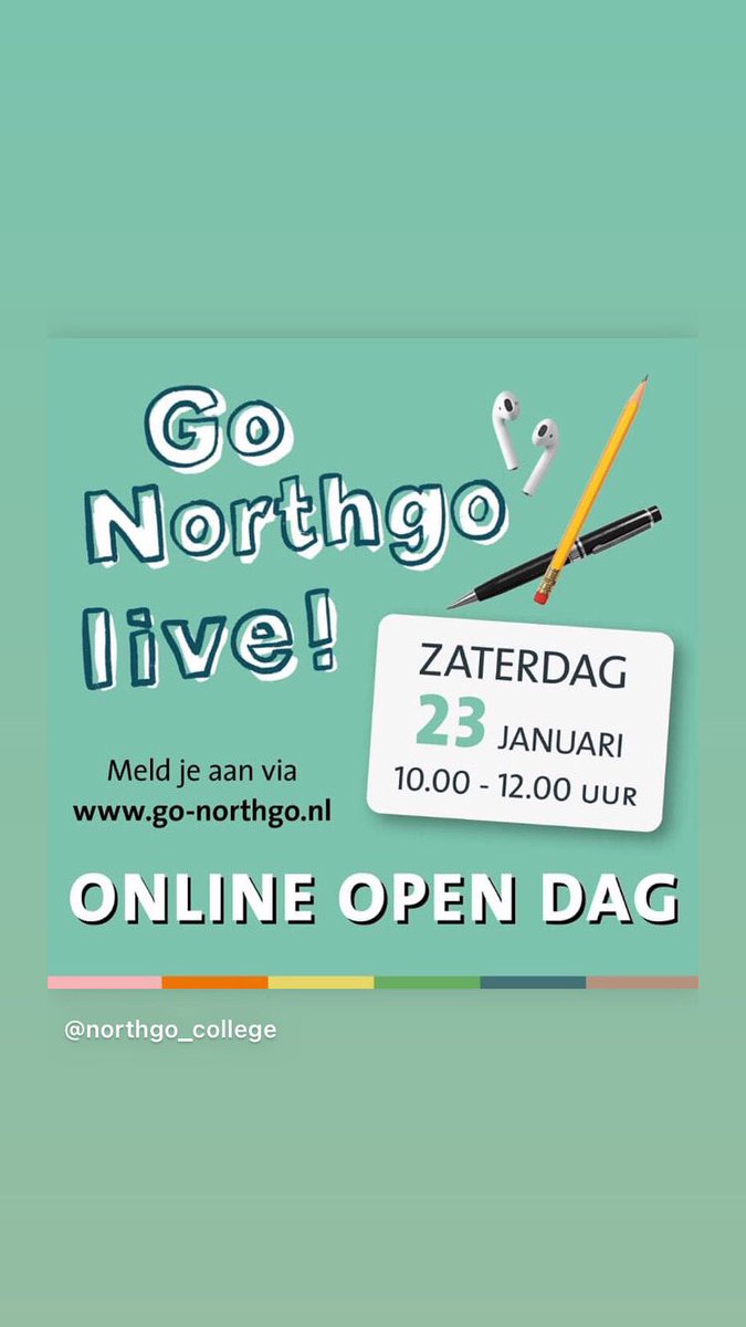 Het kan nog! Meld je aan voor de Online Open Dag van het Northgo College en ontvang de Northgobox! go-northgo.nl