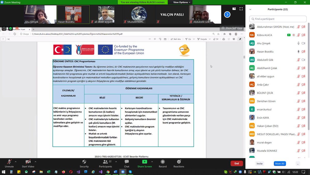 ECVET Skills Platform Focus Group Meeting Was Held with The Participation of VET Teachers/Trainers and Sector Representatives.

ecvetskillsplatform.eu 
skillsmatching.eu 
facebook.com/ECVETSVP/ 

<a href="/ulusalajans/">Türkiye Ulusal Ajansı 🇹🇷 Turkish NA</a>