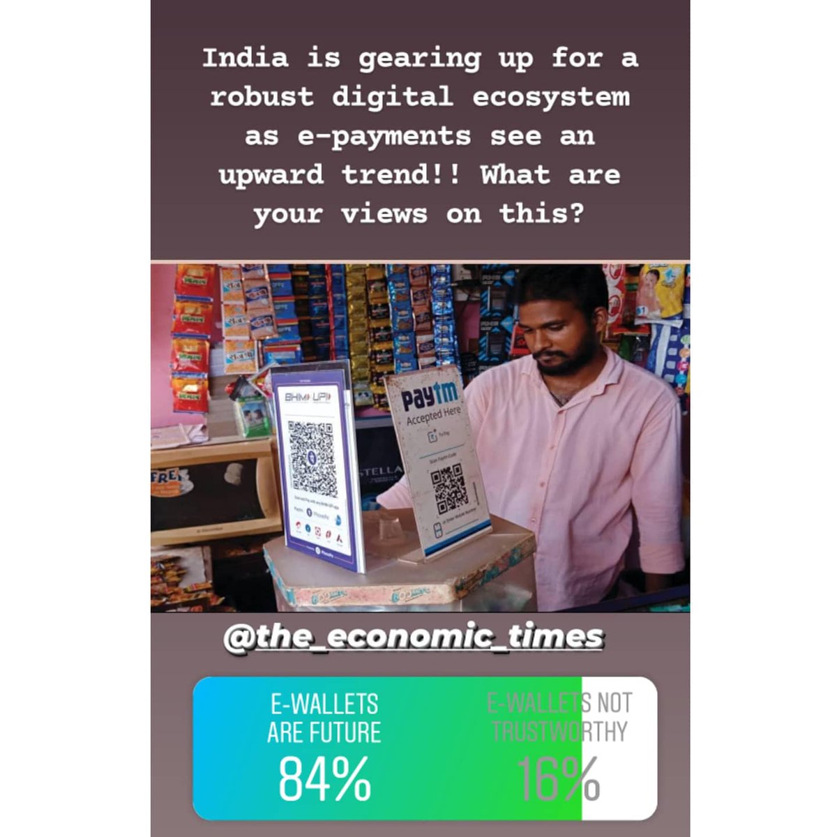 Results are out
#poppingpolls #polls #pollwithpp #results #madurai #tamilnadu #wedding #weddingcards #weddingcarddesign #contactless #giftingoption #convinience #digital #ewallets #future #robust #ecosystem #economy #digitalpayment #paytm #googlepay #upi #phonepay #bhimupi
