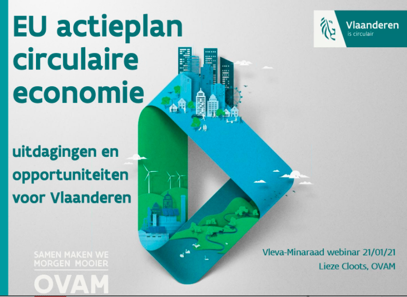 VLEVA's tweet photo. EU actieplan #CirculaireEconomie 🇪🇺 @LiezeCloots @PersAtOVAM gaat dieper in op de uitdagingen en opportuniteiten voor #Vlaanderen #GreenDeal https://t.co/vfLYv8ivql