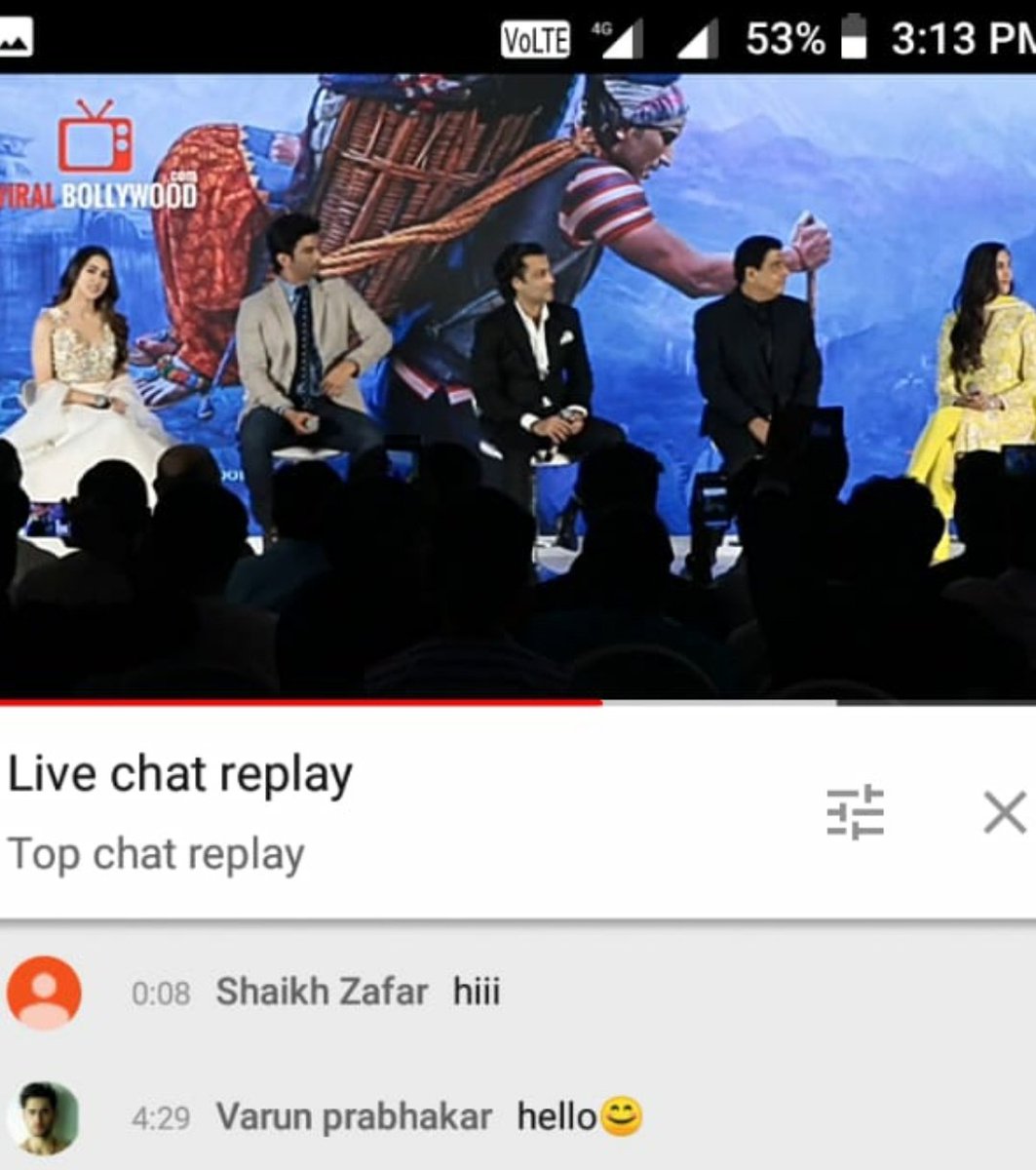 Once I luckily got a chance to watch his live Kedarnath trailer launch..but I mistakenly saw it from another youtube channel on which the video was running parallel to the original youtube video(that's y it has less views) #SushantDay