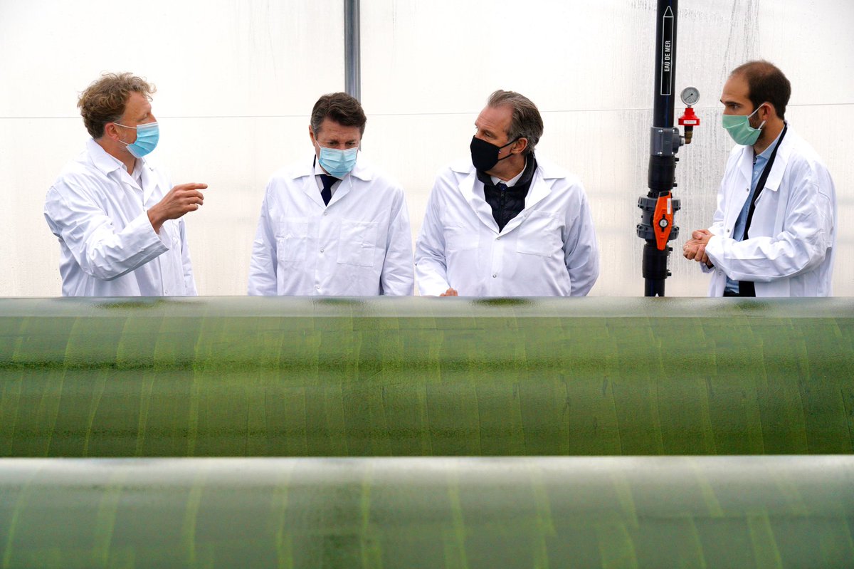 Renaud Muselier (@renaudmuselier) on Twitter photo Visite de la société #Inalve avec <a href="/cestrosi/">Christian Estrosi</a> : 1ère ferme de production de microalgues au monde qui permettra de nourrir les animaux avec des ingrédients naturels 100% renouvelables. Une innovation cofinancée par la @RegionSud pour 1 million d’€ au service d’une #COPdavance 🌱 Visite de la société #Inalve avec <a href="/cestrosi/">Christian Estrosi</a> : 1ère ferme de production de microalgues au monde qui permettra de nourrir les animaux avec des ingrédients naturels 100% renouvelables. Une innovation cofinancée par la @RegionSud pour 1 million d’€ au service d’une #COPdavance 🌱