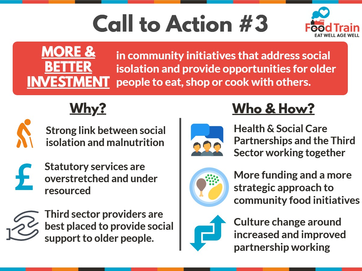 See  @eatwellscot 3rd Call to Action-community investment is a vital means of tackling  #foodinsecurity but also wider public health issues of  #socialisolation  #malutrition We must acknowledge the importance and value of the local & how this enables support for the whole individual