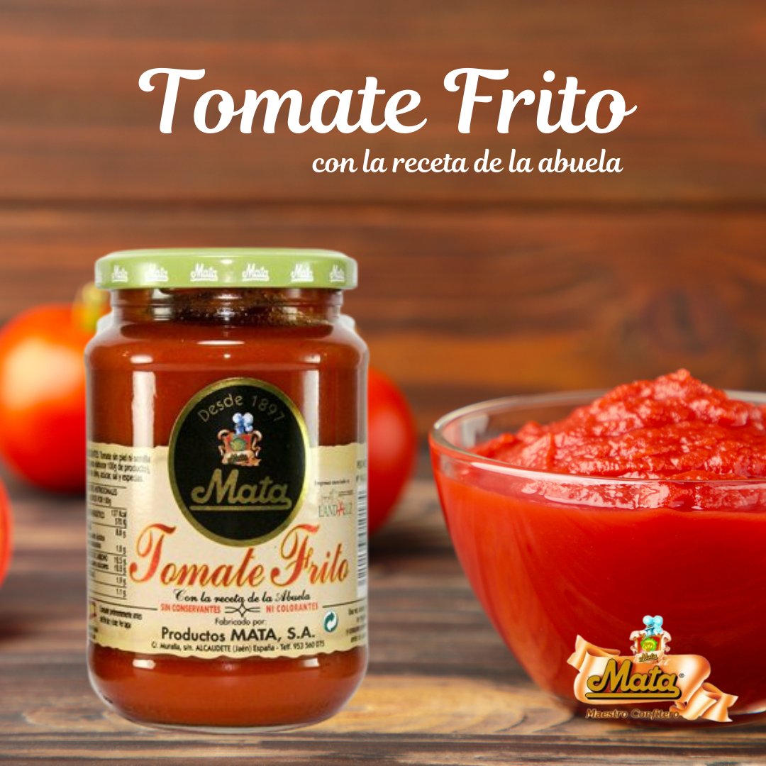 ¿Sabías que ya puedes hacer tu pedido de Tomate Frito Mata desde nuestra página web? 
productosmata.com
Disfruta de nuestros productos en tu cocina.