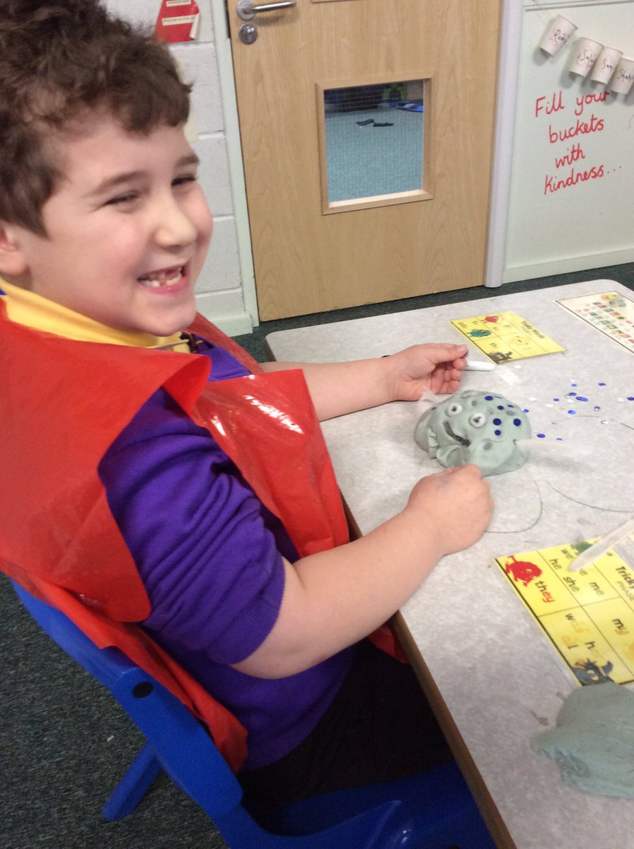 Year 2 have made their own magical bog babies today!