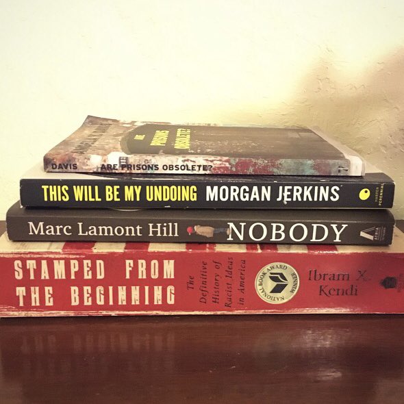 B3BooksNJ's tweet photo. These great books are being sent out to an incarcerated woman who requested Black history, activism, feminism, and abolition. It makes us so happy to be able to send out packages like this! 🖤 @marclamonthill @MorganJerkins @DrIbram #BooksBehindBars #SolidarityNotCharity https://t.co/Zj6aeWn5Rt