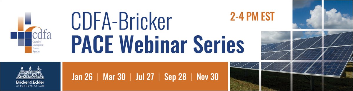 CDFA_Update's tweet image. Get ready for another year of the CDFA-Bricker PACE Webinar Series! This free series is supported by @brickerlaw and will highlight innovative approaches &amp;amp; best practices, current challenges facing practitioners, &amp;amp; future prospects for PACE. Register: cdfa.net/e/9774776836