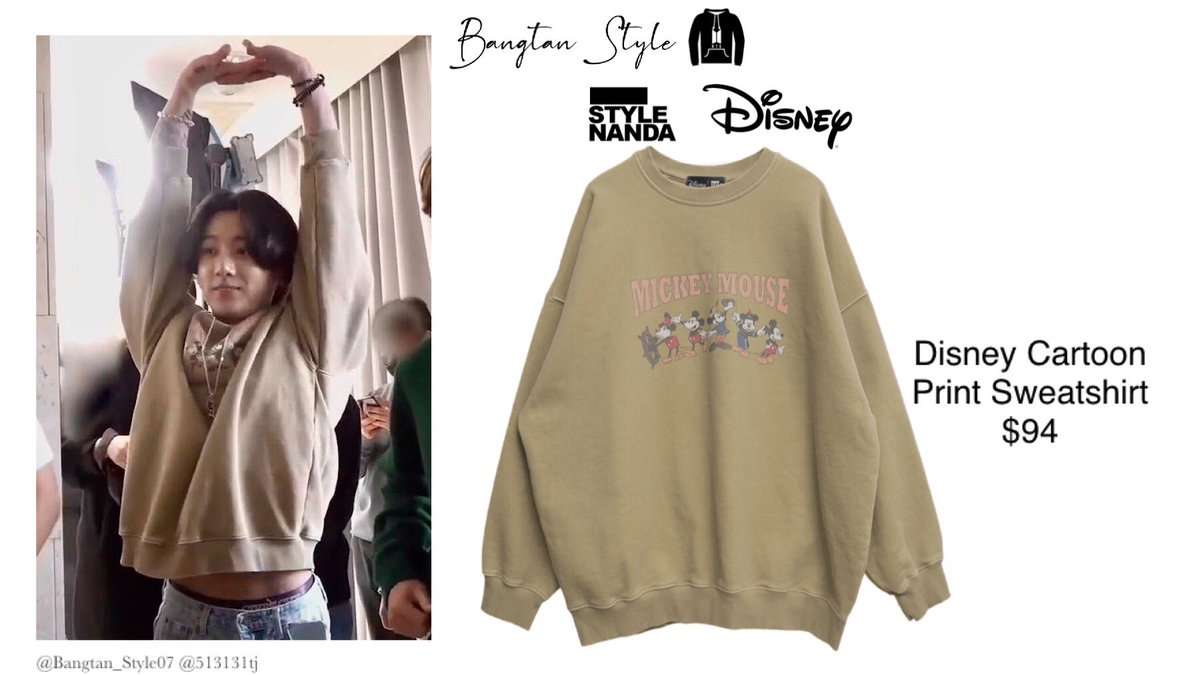 Run BTS Episode 125

Jungkook wears STYLENANDA DISNEY Cartoon Print Sweatshirt ($94).

#JUNGKOOK <a href="/BTS_twt/">방탄소년단</a>