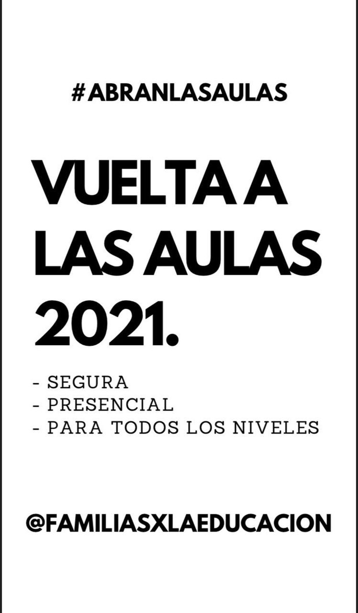 JeiFKay's tweet photo. #AbranLasAulas https://t.co/ulTEMa4N2S