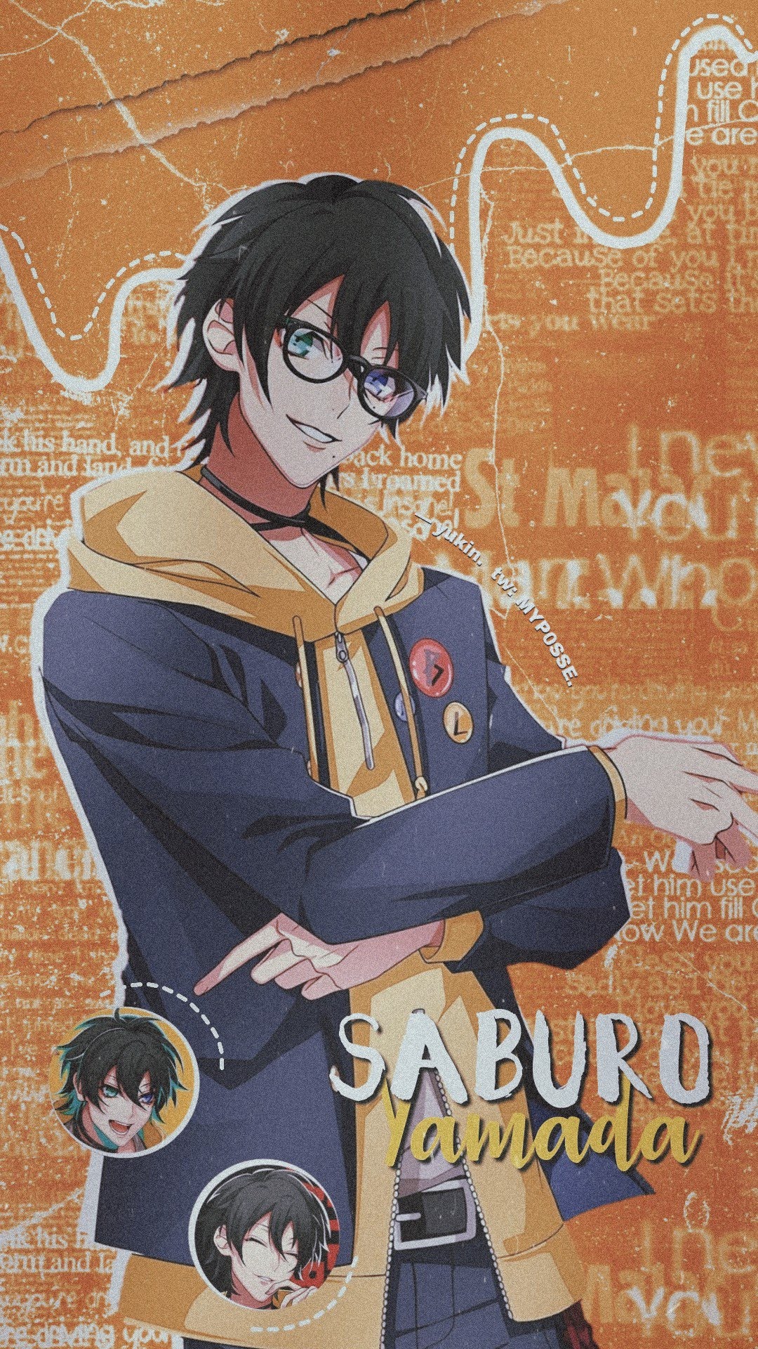 ヒプマイ Buster Bros 山田一郎 山田二郎 山田三郎　リングライト ヒプノシスマイク 山田二郎 山田一郎 山田三郎 リングライト