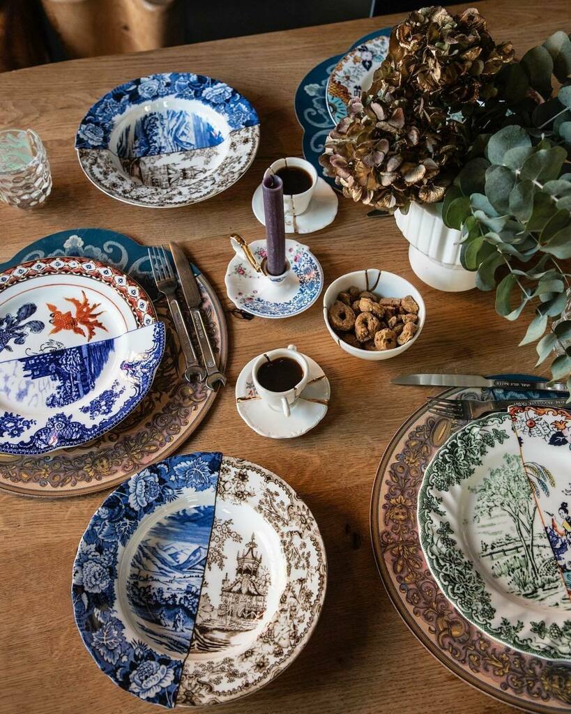 A table set like this ✨🤩 #seletti #hybridlovers #ctrlzak #kintsugi #marcantonio via @selettistoreathens instagr.am/p/CKT4w_BHLPk/