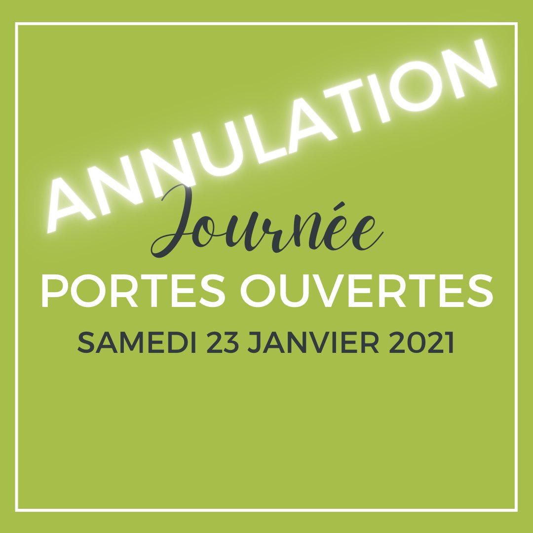 cofap_ifom's tweet photo. Au vu des dernières instructions données cette semaine par le Ministère de l’Éducation nationale déconseillant la tenue de Journées Portes Ouvertes au sein des établissements, nous sommes contraints d’annuler la journée Portes Ouvertes de ce samedi 23 janvier 2021. 🚫 https://t.co/ehCS8WlSO2