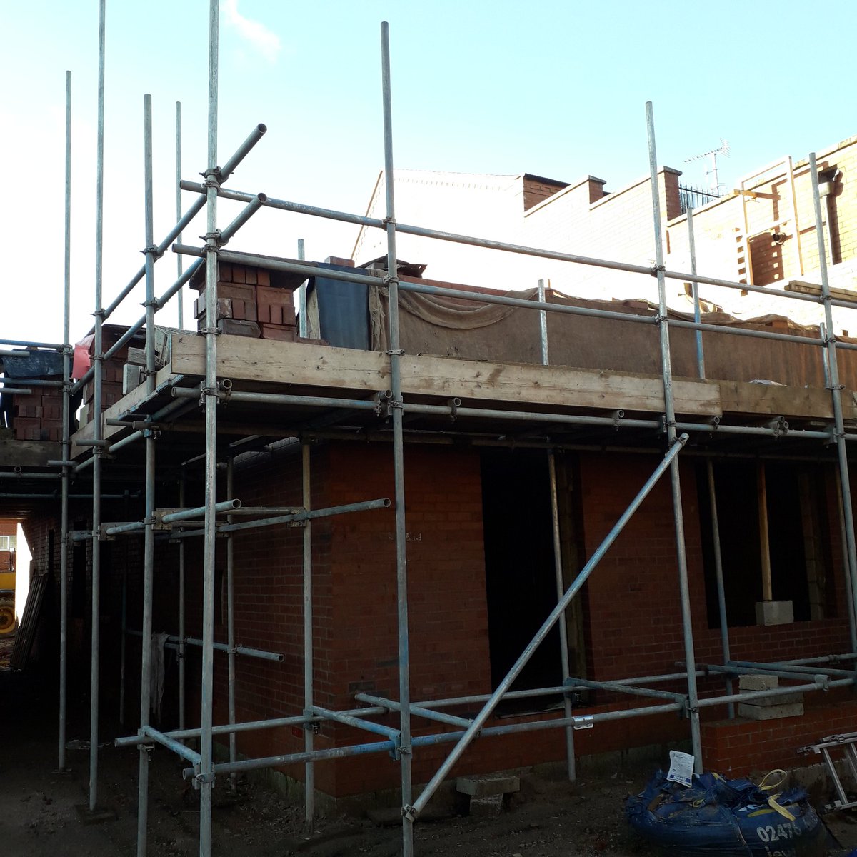 The Building Control team are still working throughout the current lockdown. On site this morning with  Lincs Premier Build at Blenheim Road, Proposed new housing scheme designed by <a href="/CDM_Design/">Carl Medd</a> works being carried out to a very high standard which makes me a very happy BCO 😊👷‍♀️