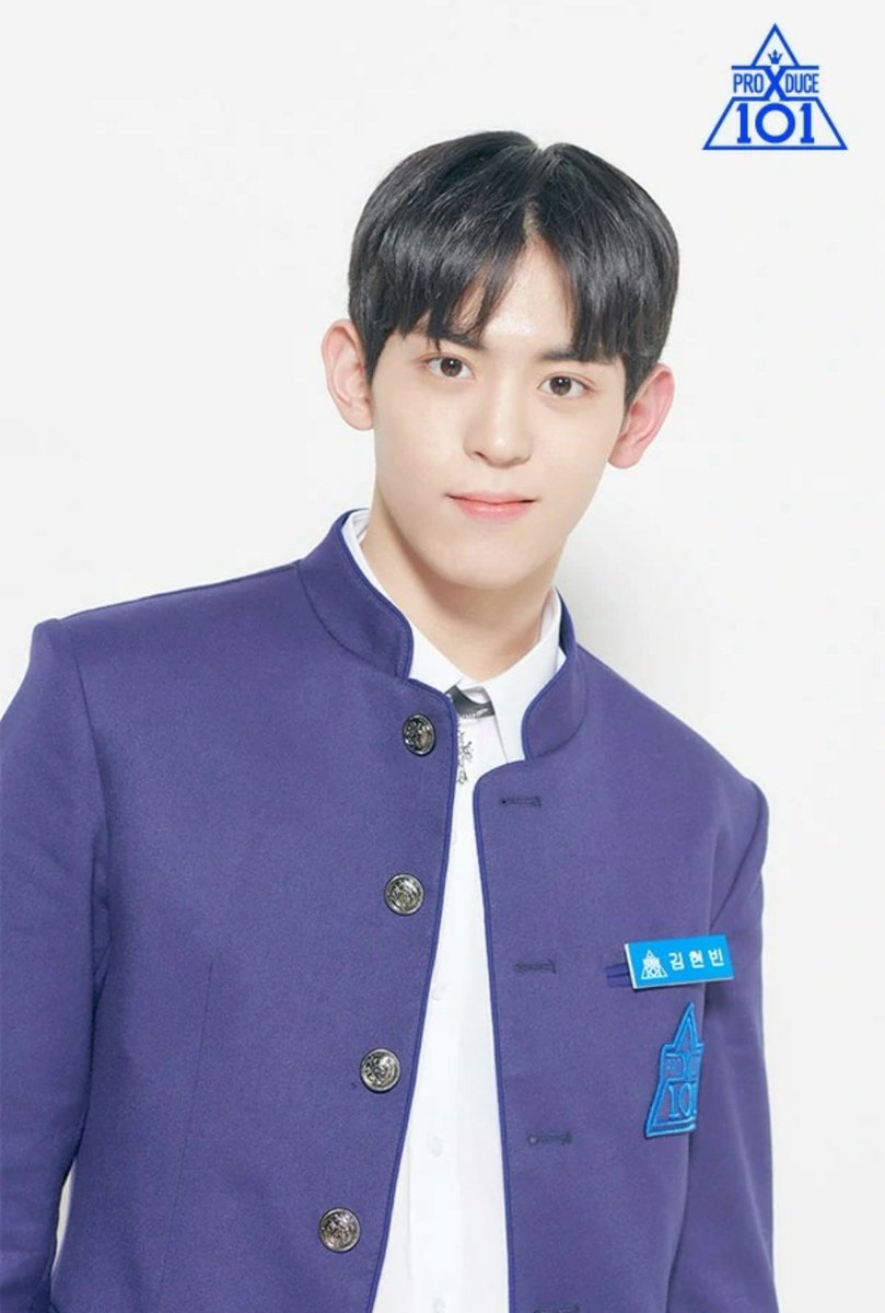 30. KIM HYUNBIN.He is a trainee under WM Entertainment.