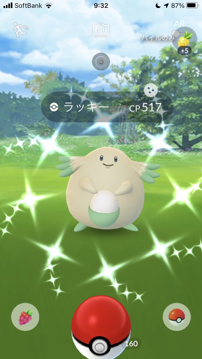 昆布〆零號立会人 フチャッ ポケモンgo Pokemongo 色違い 今日の色違いは大発見ラッキーさん