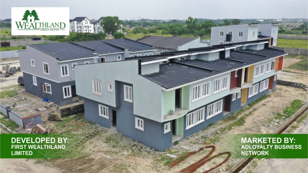 Adloyalty_bn's tweet photo. *WEALTHLAND GREEN ESTATE* 
Wealthland Green Estate offers comfortable living in a secured, family-centered and eco-friendly development located away from the hustle and bustle of Lagos.

Location: Oribanwa, Lekki, Ajah, Lagos

#adloyaltybn #realestate #realtors #property #land https://t.co/Yky5kB1lQy
