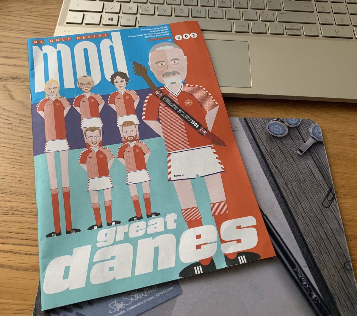 suthersuk's tweet photo. Congratulations and well done to all involved with the new @modmag1905. I particularly loved the feature by #PatrickCollins on #SamBartram and also the interview with #GrahamStuart. #cafc https://t.co/x1U9Wl6QsY
