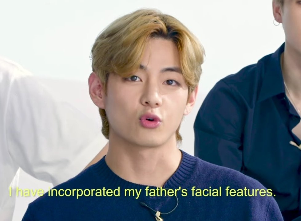 taehyung wanting to dress well like his father