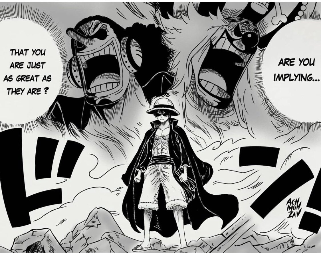 GawdZoro's tweet photo. My boy Luffy on the path to greatness 😤 https://t.co/3zTu2KApsU