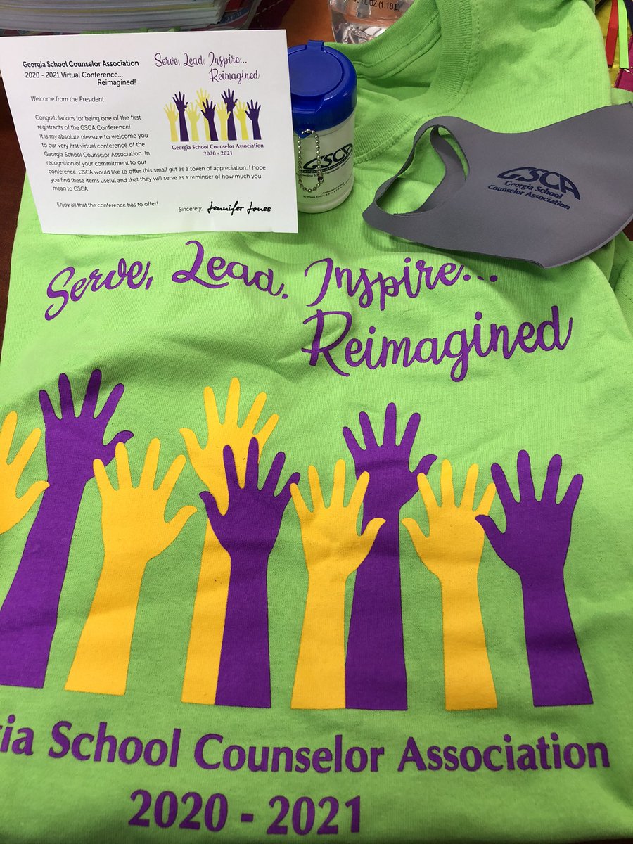 Excited for the virtual #GSCA conference coming up soon. #KeepShining #SchoolCounselorsRock #SchoolCounseling