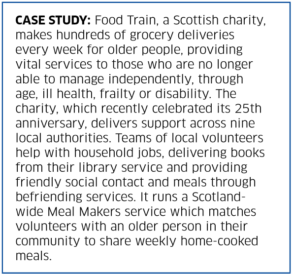 This includes reference to  @FoodTrainScot &  @MealMakersScot “To overcome non-financial barriers to accessing food, there’s a need to invest for the long-term in local shopping and meal delivery services, and these must be knitted together with other local services."