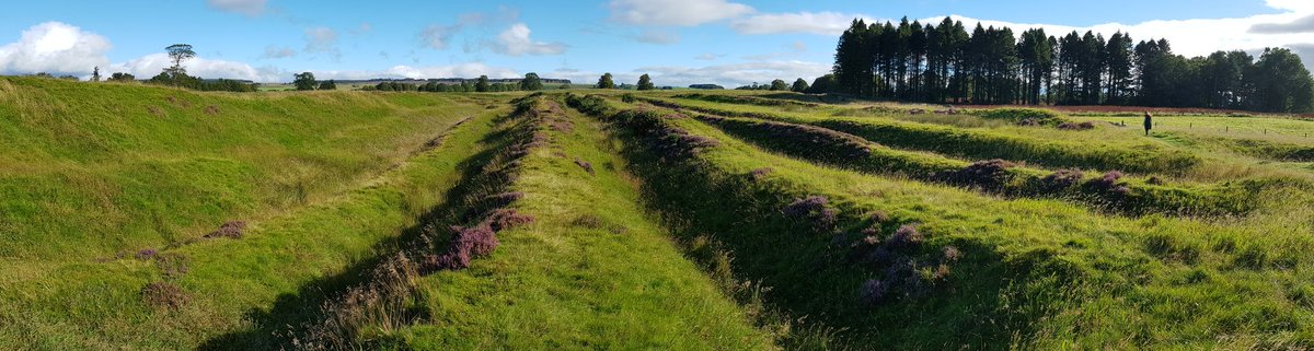 Probable Flavian, Antonine, and Severan  #Roman campaigning and fortification activity here at Ardoch and in its immediate surrounds makes the area a region of international importance to the study of the  #Romans. #RomanFortThursday