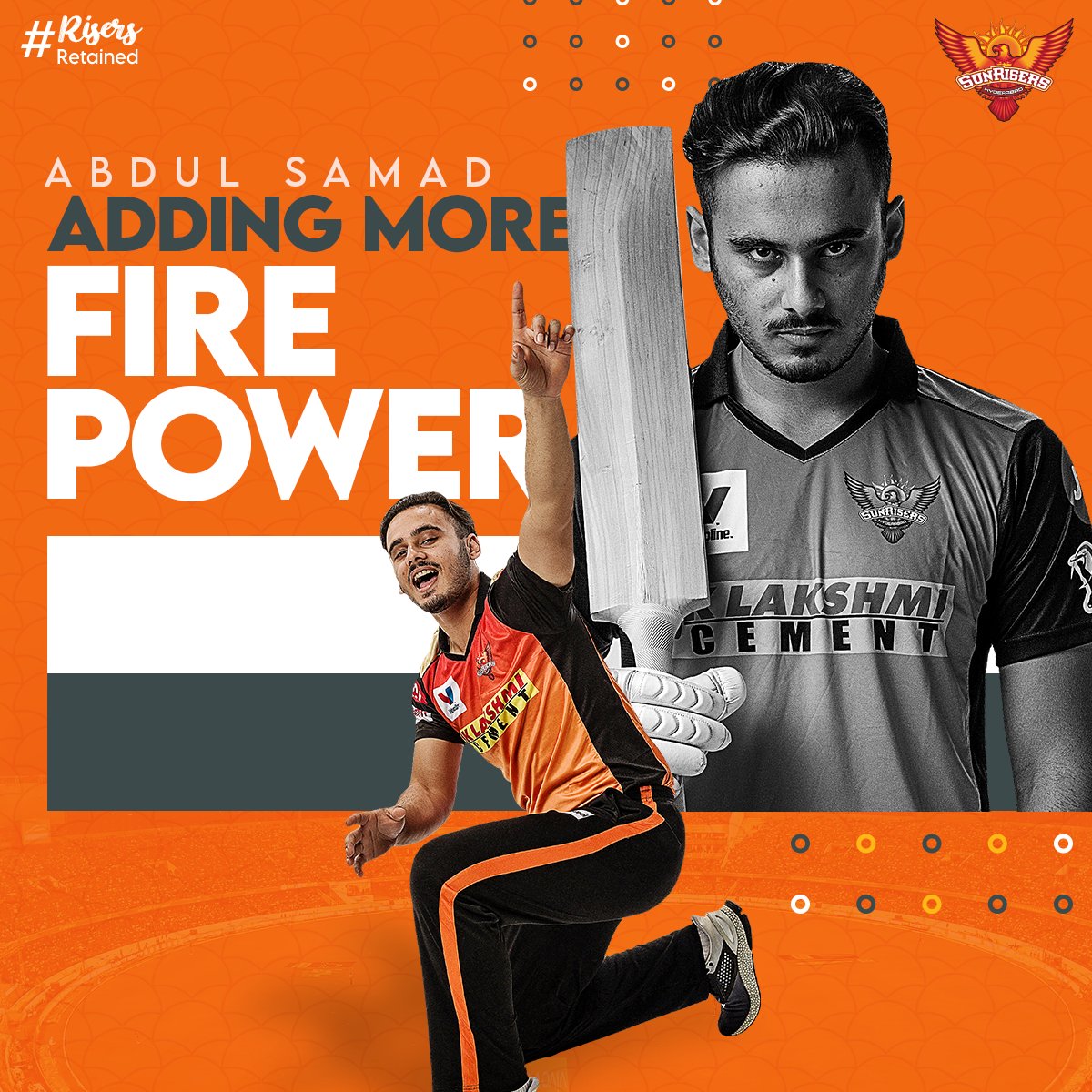 SunRisers's tweet photo. While @priyamg03149099, @ABDULSAMAD___1 and @virat_80 brought in their young flair in 2020!
#RisersRetained #IPLRetention #OrangeArmy #IPL2021 https://t.co/3ghf5MVm3k
