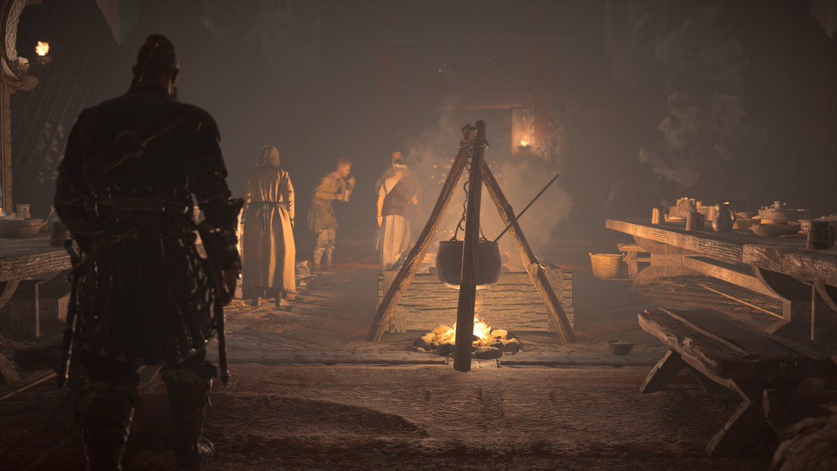 Feasting 🍗🍻 #AssassinsCreedValhalla #ACPhotoMode #PS5