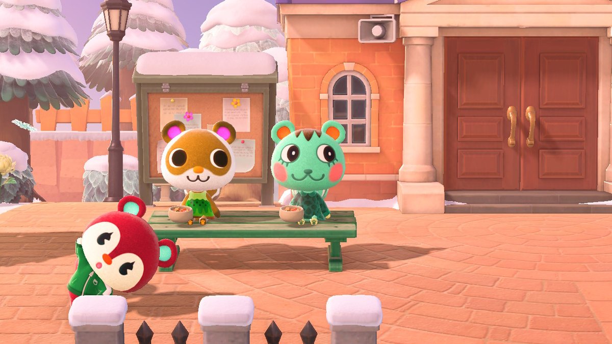 pin_nym's tweet photo. リス住民癒される。
三姉妹みたい♡

#あつ森 #どうぶつの森 #AnimalCrossing #ACNH #NintendoSwitch https://t.co/GcK2eZsGTW