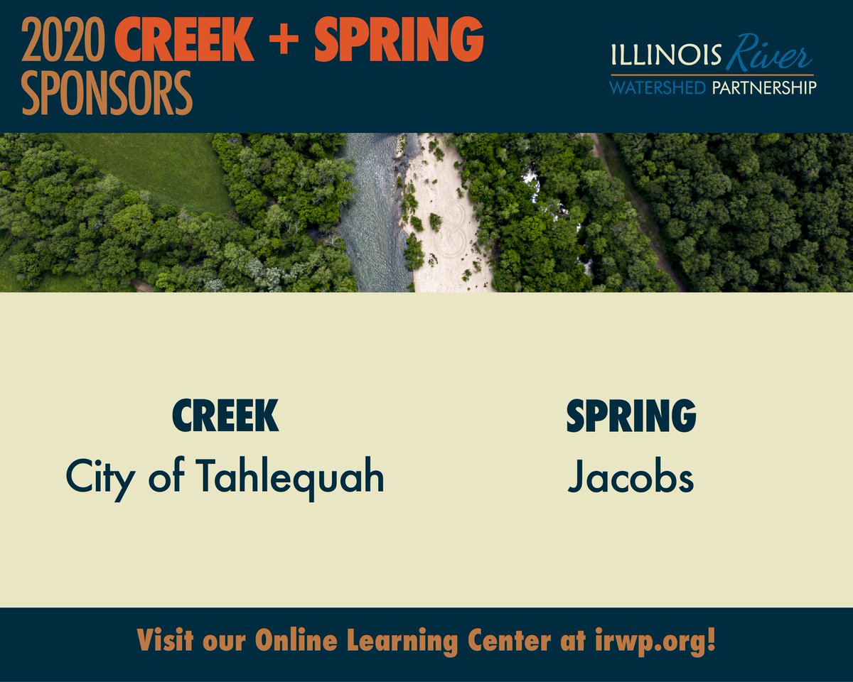 Our final sponsor shout-out goes to the City of Tahlequah - City Hall  and to Jacobs Engineering Group Inc.. We appreciate your support!