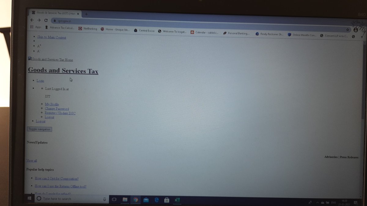 ankitbajaj0508's tweet photo. @Infosys_GSTN @InGSTPortal GST site not working Sir.. https://t.co/iKqFwa0ruN