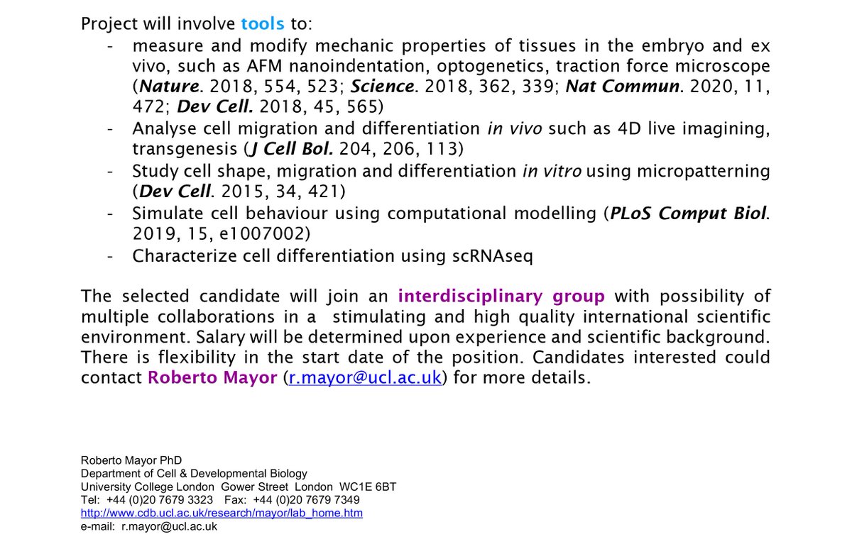 mayor_lab's tweet image. Please re-Twitt: Postdoctoral positions in Roberto Mayor lab. Interdisciplinary research. Flexibility on topic and start date.
