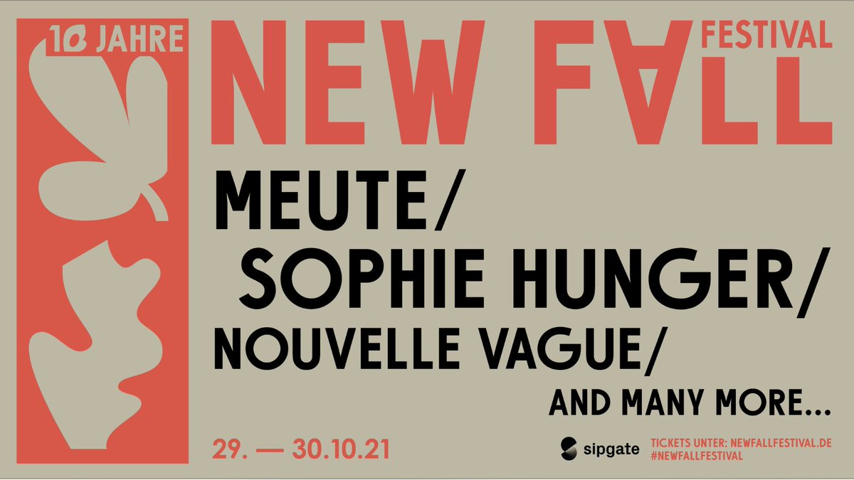 UPDATE: Aus produktionstechnischen Gründen muss das Konzert von KAT FRANKIE im Herbst leider abgesagt werden. 😔 Tickets können bei Eventim rückerstattet werden. 
Alle anderen Events des #NewFallFestival 2021 sind davon nicht betroffen: new-fall-festival.de